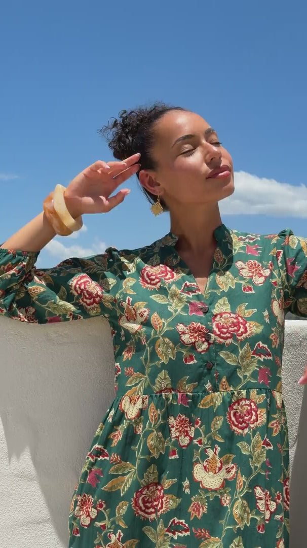 Tiered Midi Dress Wild Garland video