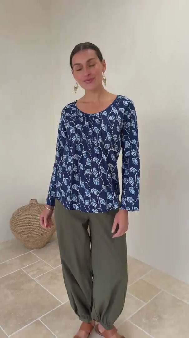 Tulsi Long Sleeve Top Clematis video