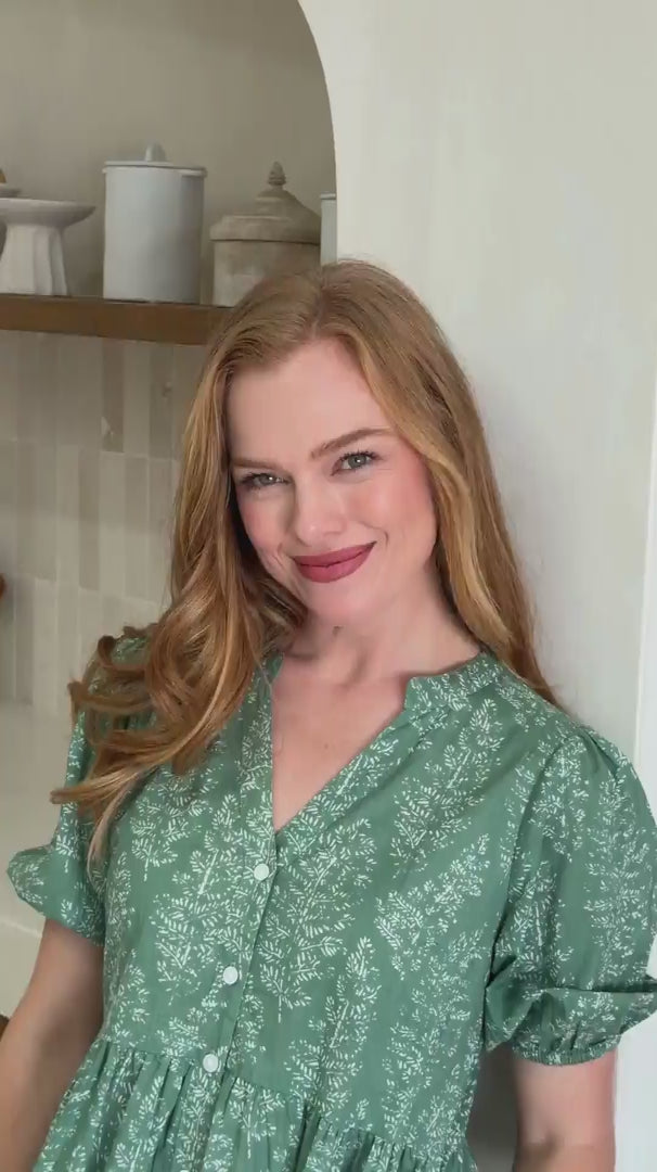 Pippa Dress Leaf video