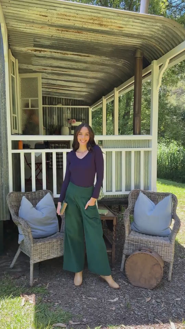 Esta Corduroy Pants Botanical Garden video