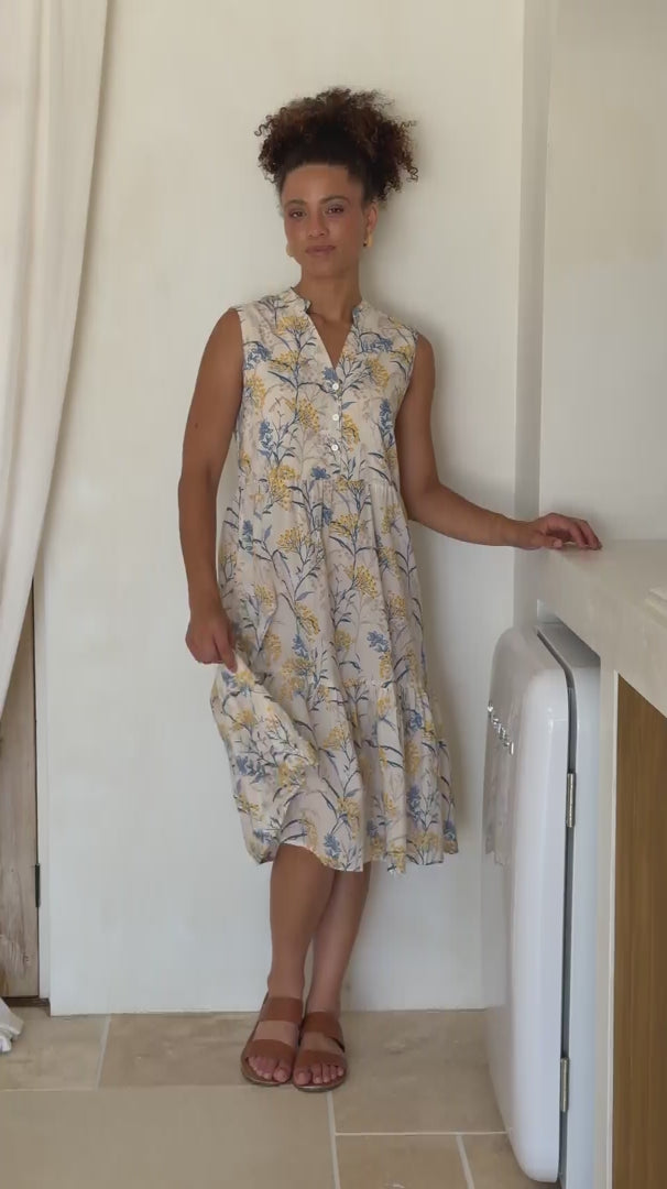 Ember Midi Dress Blue Acacia video