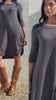 Half Sleeve Jersey Dress Dark Grey video