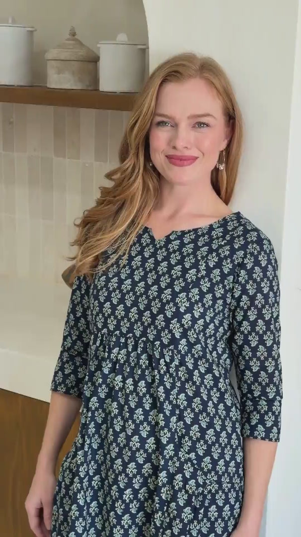 Tilda Dress Blue Mango video
