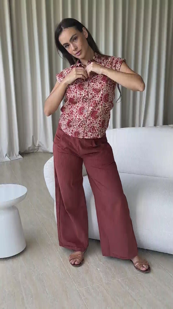 Button Up Shirt Rose video