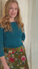 Belt Loop Velvet Skirt Moss Green video