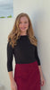 Aalia Corduroy Skirt Cabernet video