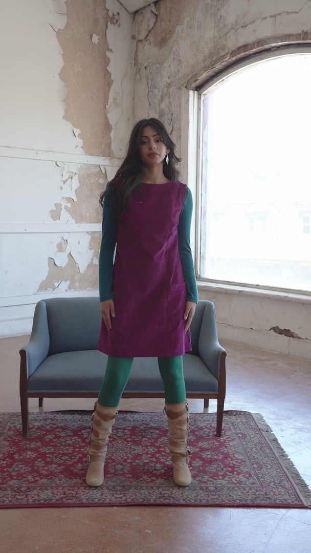 Polly Pocket Corduroy Tunic Plum Caspia video