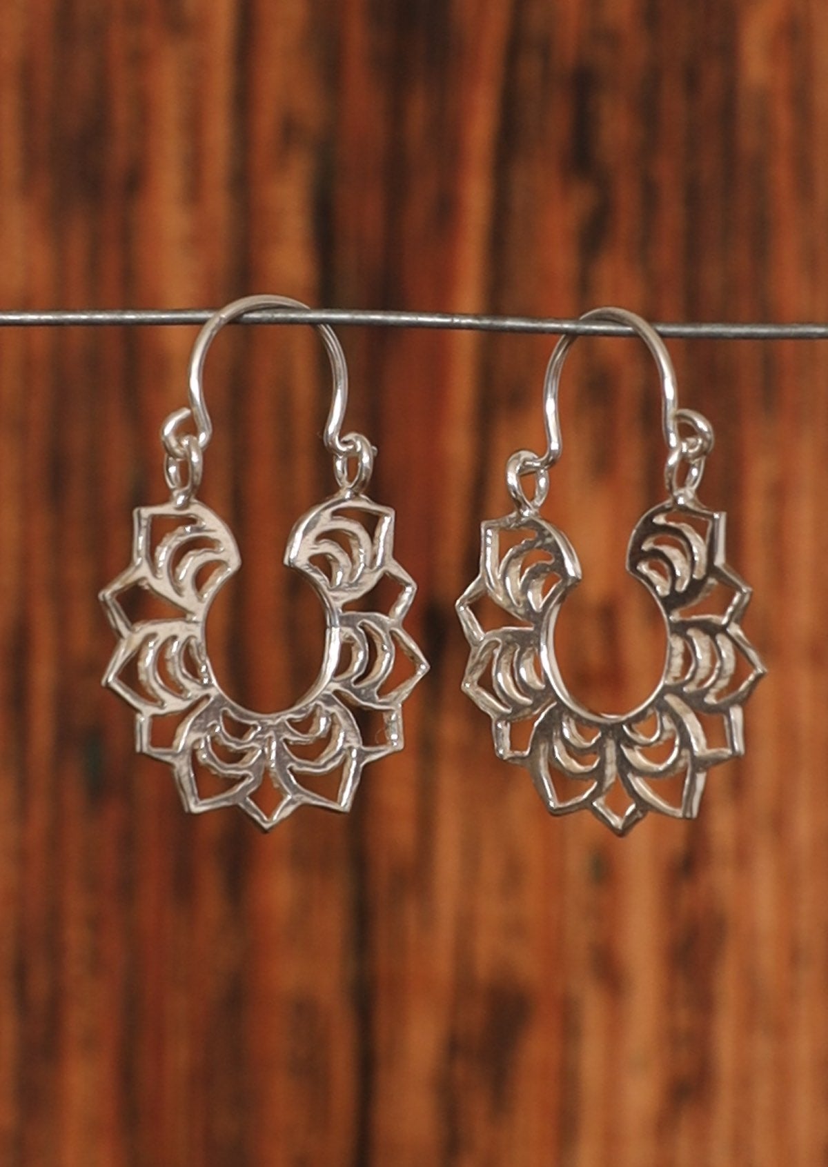 Mandala deals hoop earrings