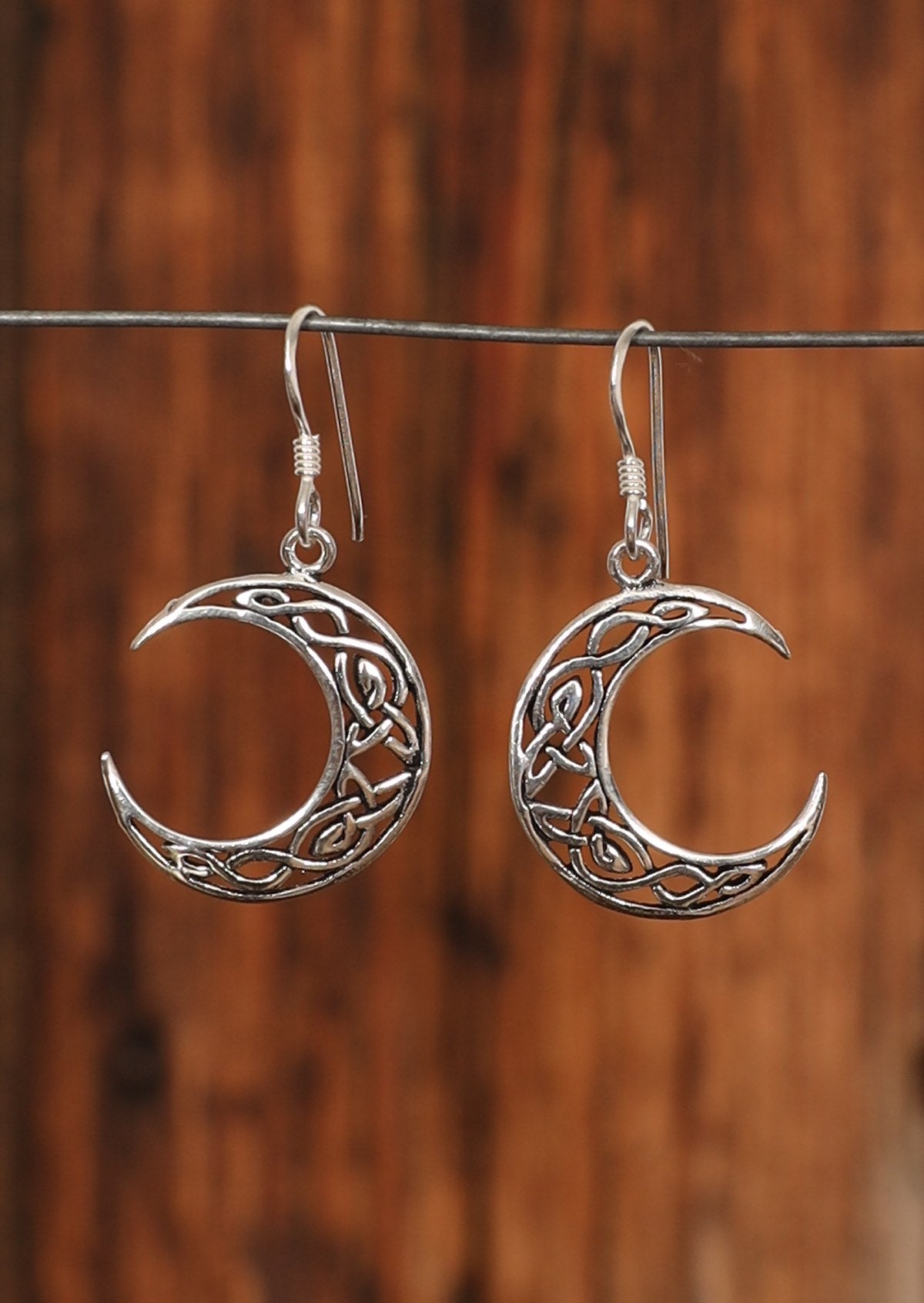 Moon on sale dangle earrings