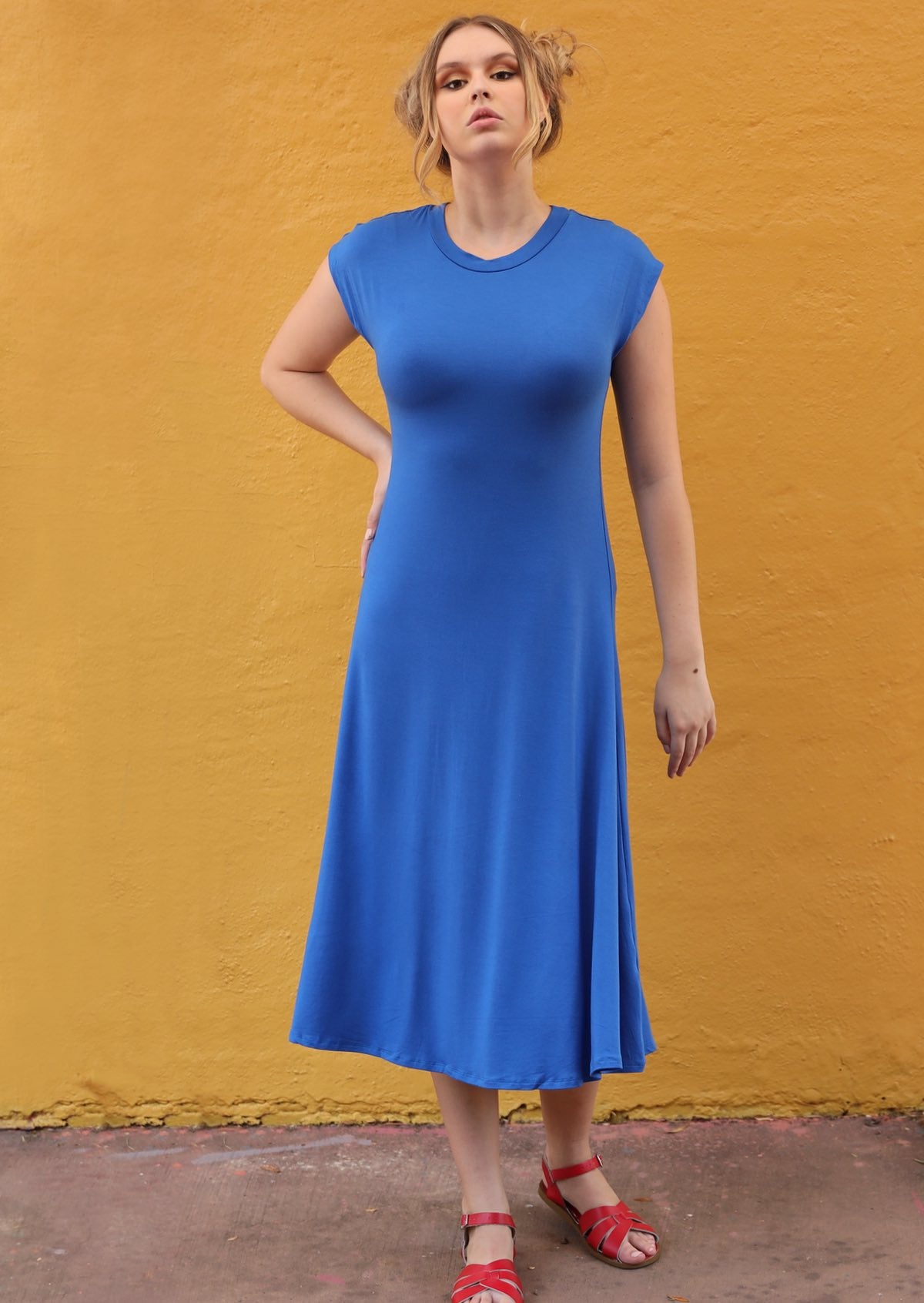 Electric blue shop dress australia