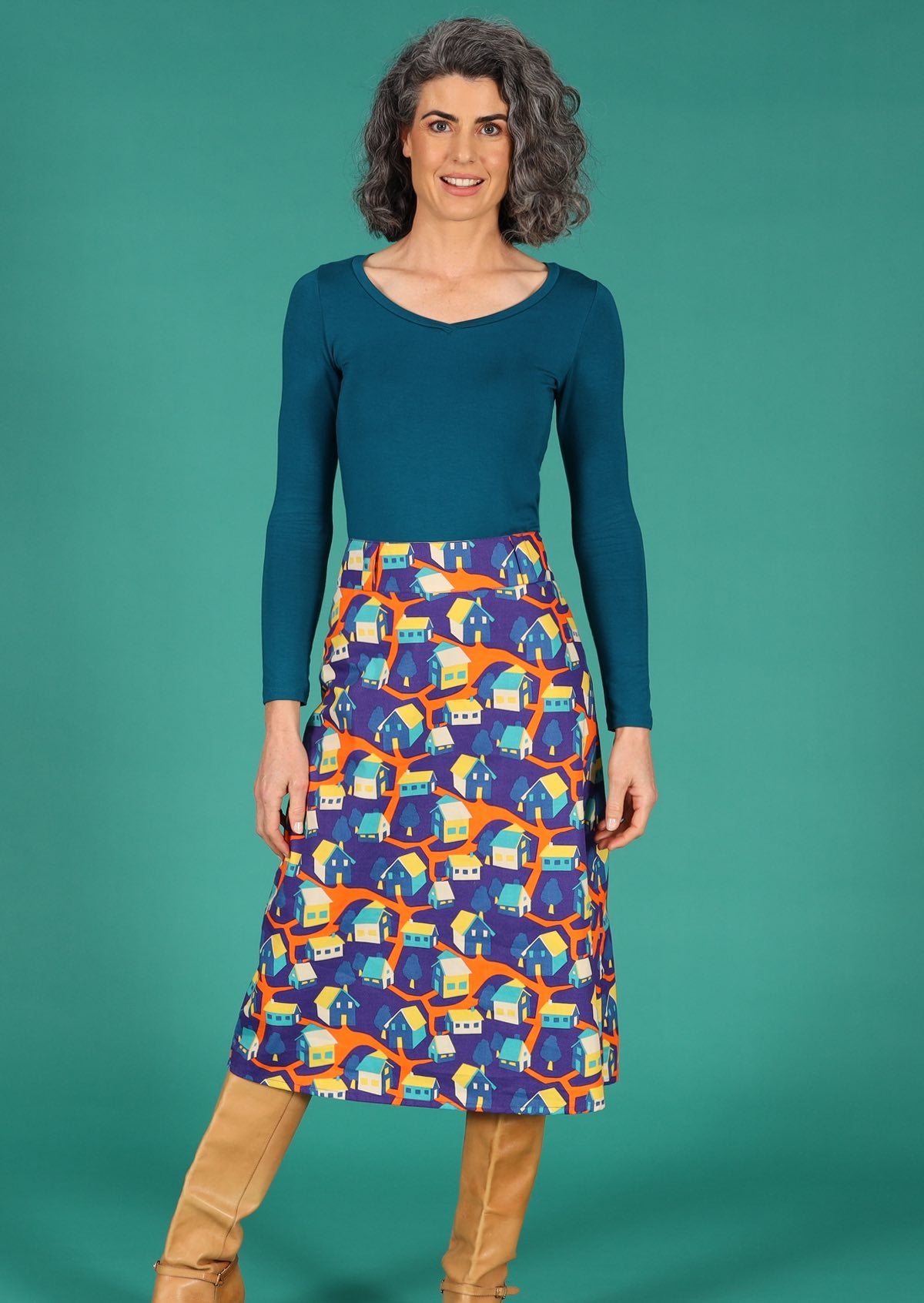 Belt on clearance skirt without loops