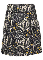 Striking Australian native floral printed cotton skirt