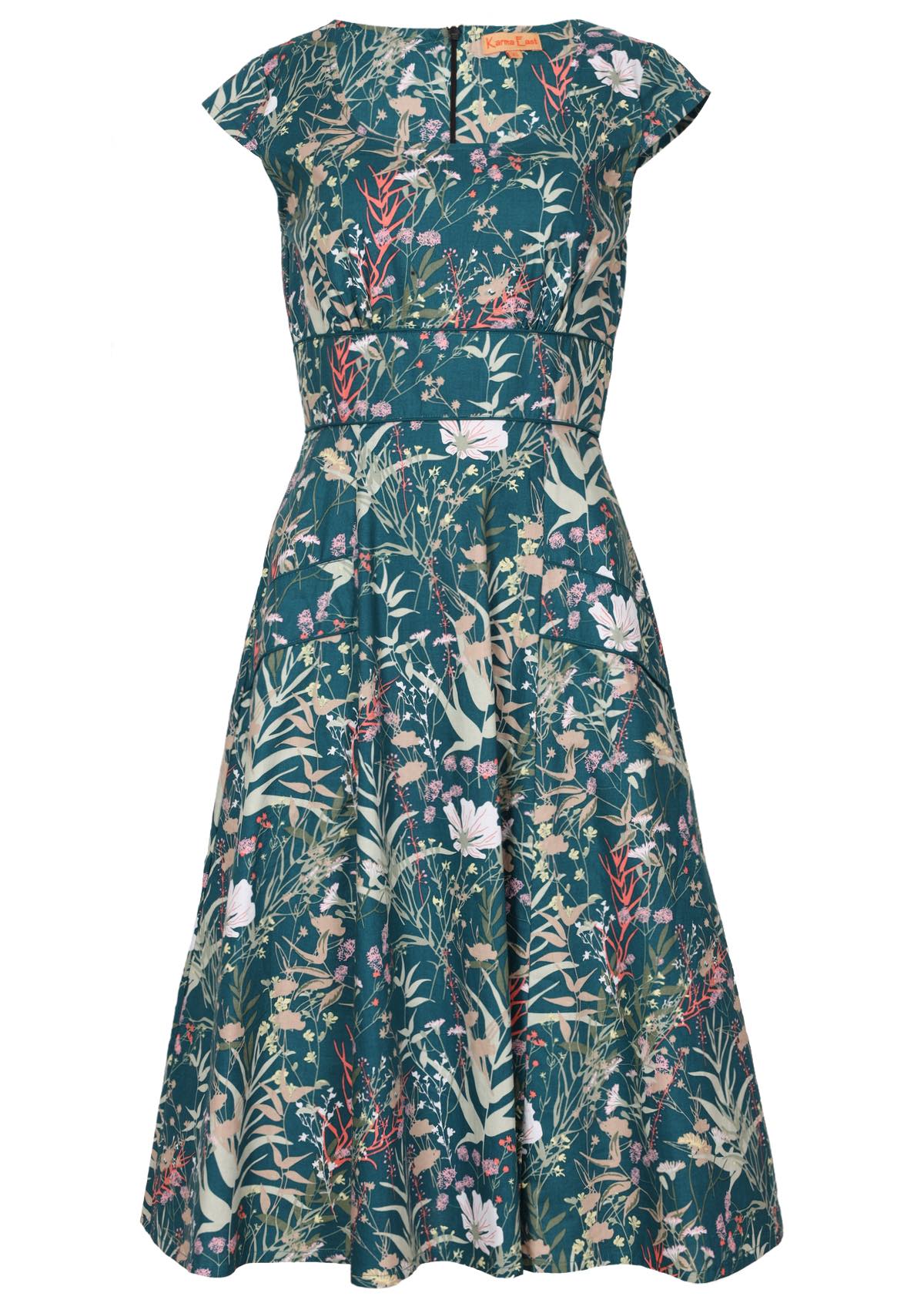 1950s Retro Inspired Womens Cotton Dress