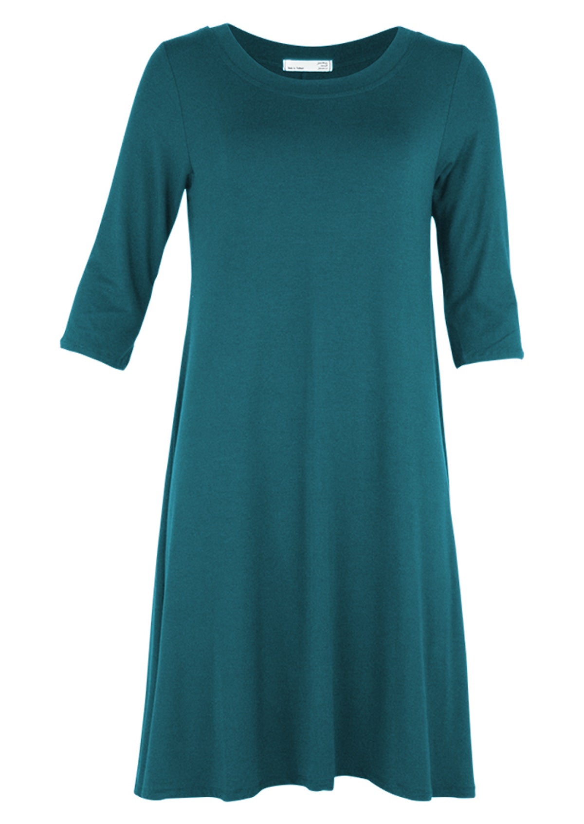 Half Sleeve Jersey Dress Teal | Karma East Australia Half Sleeve Jersey Dress Teal | Karma East Australia